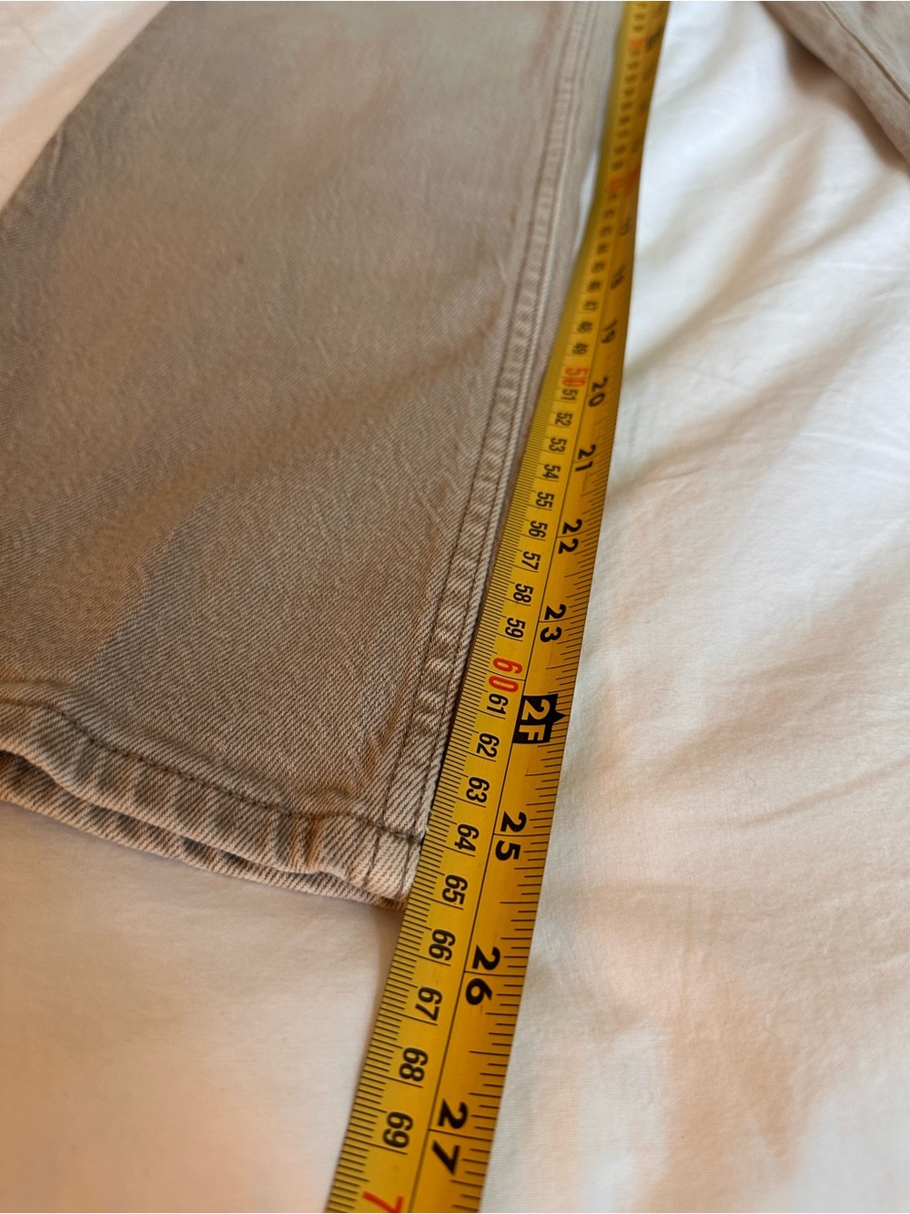 Abercrombie & Fitch Ankle Straight Jeans - Taupe - Picture 5 of 5